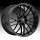 Cray Eagle Matte Black Custom Corvette Wheels